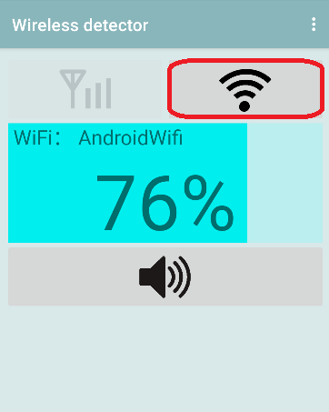 Wireless detector Screen 2