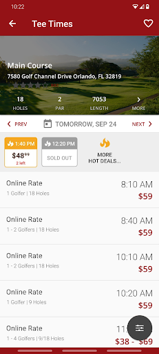 Android application Asheville Municipal G.C. screenshort