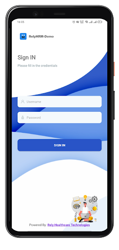 Android application RelyHRM - DNI screenshort
