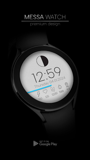 Minimal Watch Face Digital Screen 2