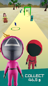 Squid Game Corre diverted 3d