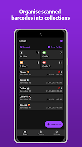 Captura de Pantalla 2 Barcodica - Barcode scanner android