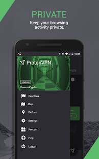 ProtonVPN (Outdated) - See new app link below Screenshot