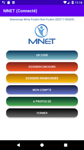 Android application MNET pour tous screenshort