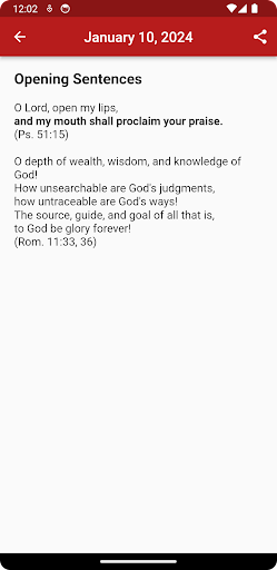 Daily Prayer PC(USA) screenshot 2