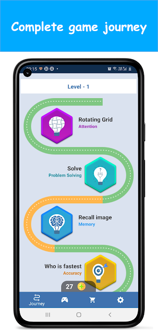 Brain Games - Puzzles training - Screenshot 2