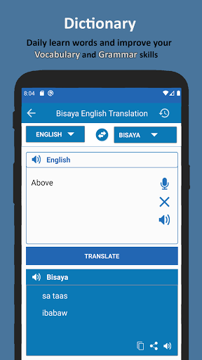 Bisaya English Translator Screen 2