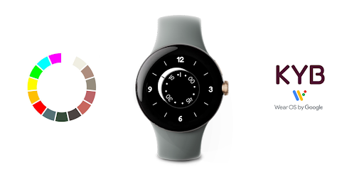 Android application Rotate Watch Face by KYB screenshort