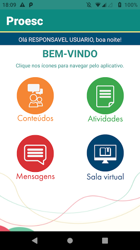 Android application Escola Concórdia screenshort