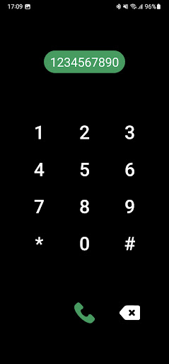 Android application Dial on Tile screenshort