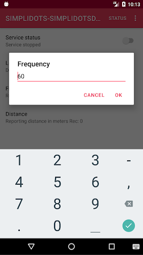 SimpliDOTS Tracker Screen 3