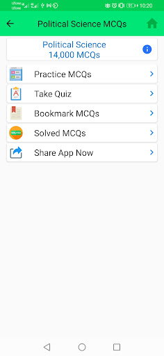 Political Science MCQs | Hindi Screen 2
