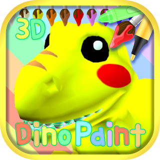 Dinosaur Coloring 3D - AR Cam apk