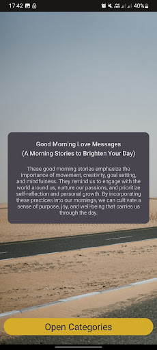 Good Morning Love SMS Screen 2