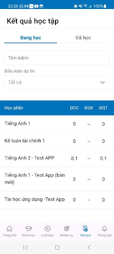 LMS NAUE Online Screenshot