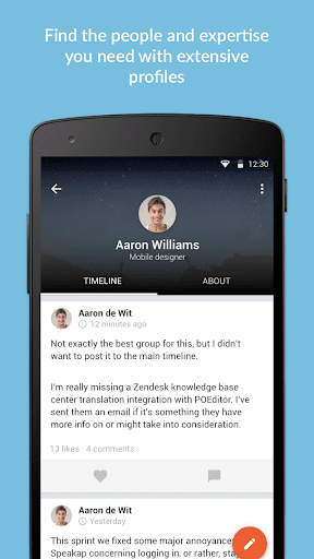 SwinApp Screen 2