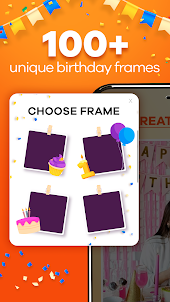 Birthday video editing app