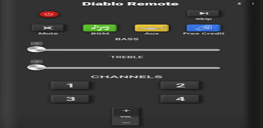 Android application Diablo Jukebox Remote screenshort