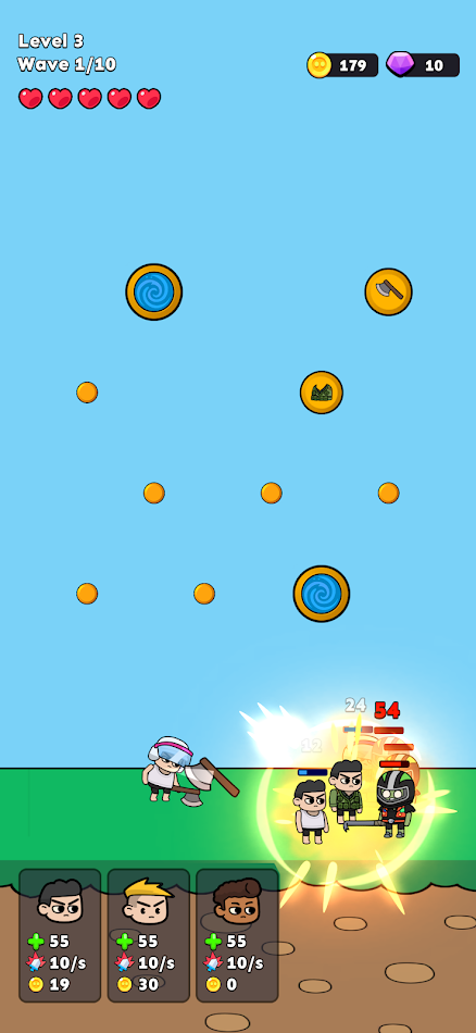#3. Boing Brigade (Android) 作者: OxV Games