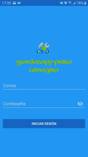 Android application GuardasApp Presa Cerrajera screenshort