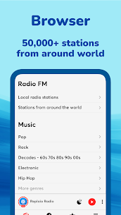 Radio FM – Replaio MOD APK (Premium Unlocked) 2