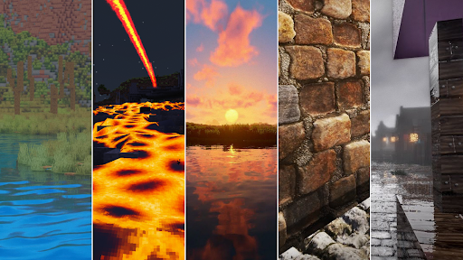 Android application Extreme Shader Mod Minecraft screenshort