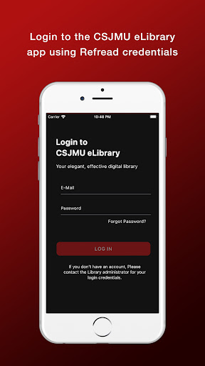 Android application CSJMU eLibrary screenshort