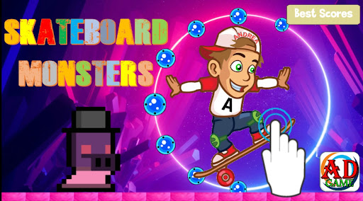 Android application Skateboard Monsters screenshort