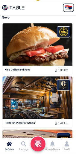 Android application iTable screenshort