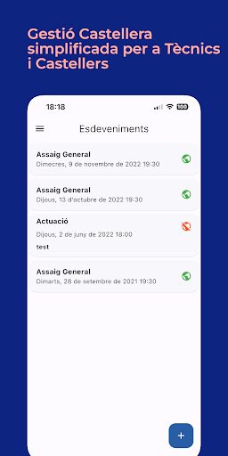 Android application Castells App screenshort