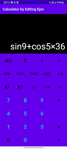 Calculator Screen 3