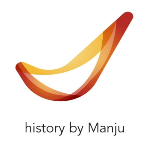 History by manju logo