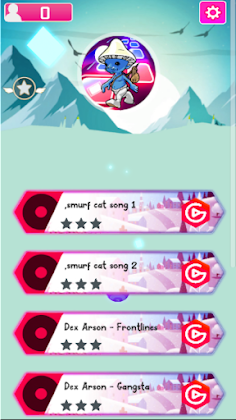 Smurf Cat Шайлушай tiles hop - Screenshot 1