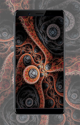 Abstract Fractal Wallpaper Screen 3
