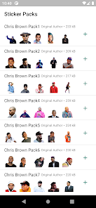 Screenshot 7 Chris Brown Stickers Pro android