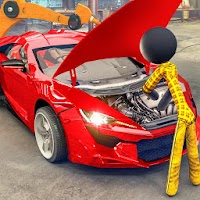 Авторемонтная мастерская Stickman Car