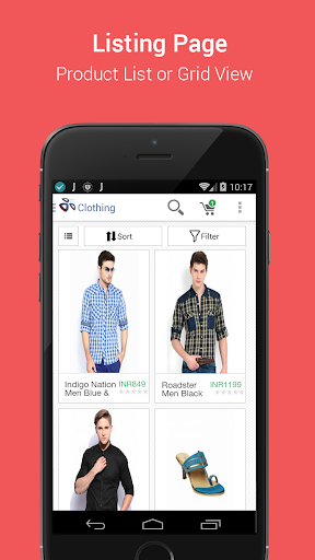 Android application NiftyApp Native Prestashop App screenshort