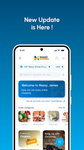 Android application Massy Stores screenshort