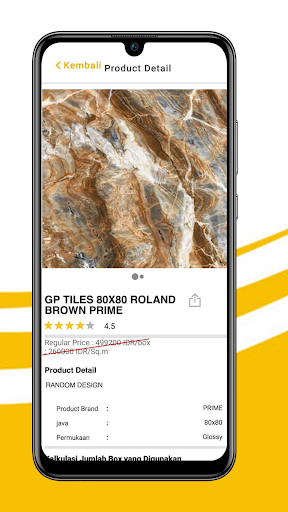 Android application AR belanja Keramik Lite screenshort