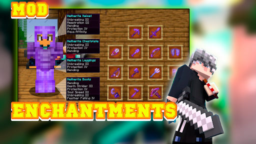 Netherite Enchantment Mod MCPE