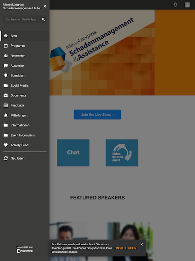 Messekongress Schaden