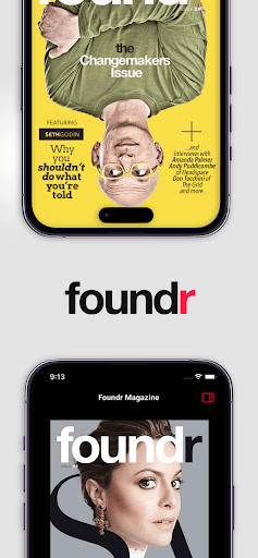 Android application Foundr Magazine screenshort