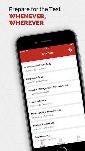 Android application CMA (AAMA) Practice Test 2024 screenshort