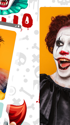 Scary Clown Face Photo Editor Screen 2