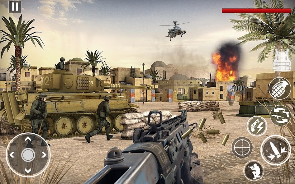 Мировая война Gun Игры 6.8 APK + Мод (Unlimited money) за Android