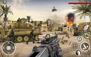 World War Pacific Gun Games - Screenshot 1