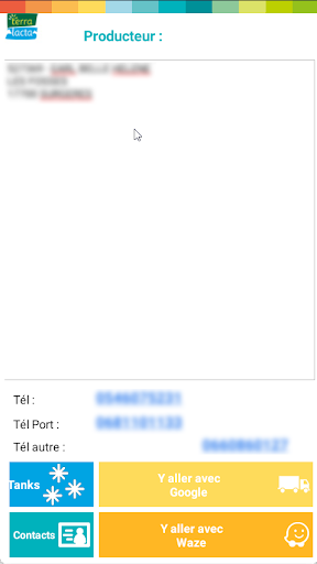 Android application TL Amont Mobile screenshort