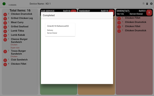 Invo KDS Screen 3