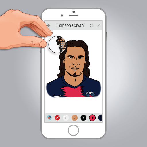 Cristiano Ronaldo Pixel Color Screenshot 1 - AppWisp.com