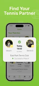 Kort: Find Tennis Players